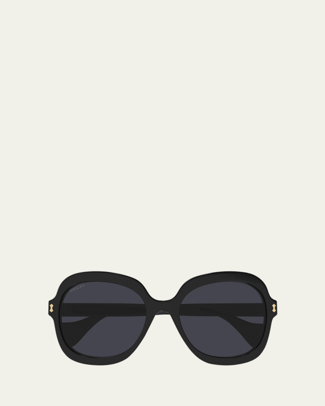 GG Contrast Rim Acetate Butterfly Sunglasses
